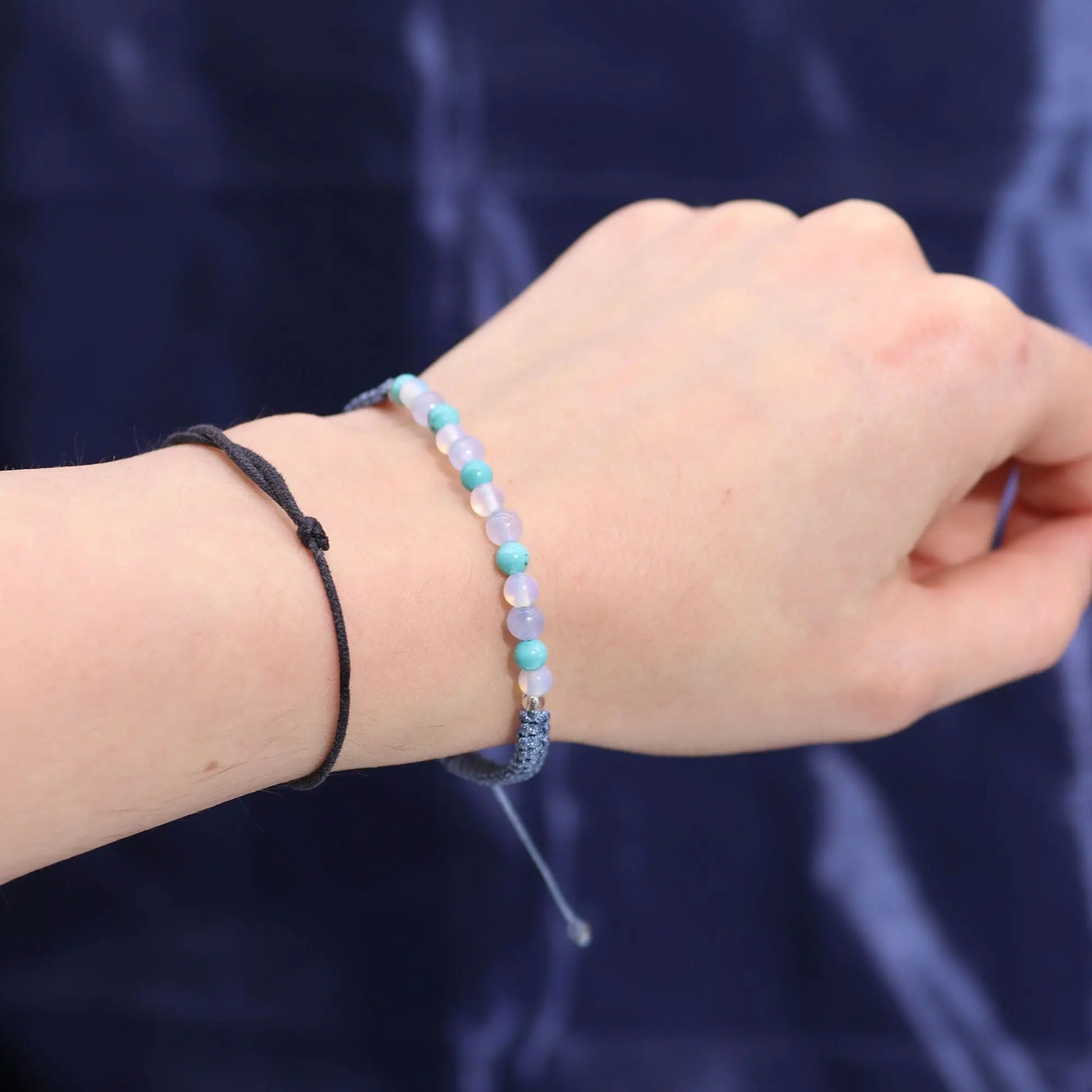 Zodiac Crystal Candle with Gemstone Bracelet - Pisces Ninja Aromatherapy