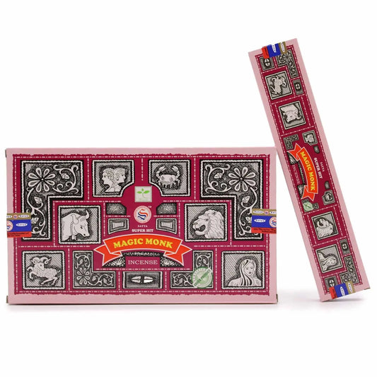 Nag Champa Super Hit Magic Monk incense sticks for meditation and aromatherapy