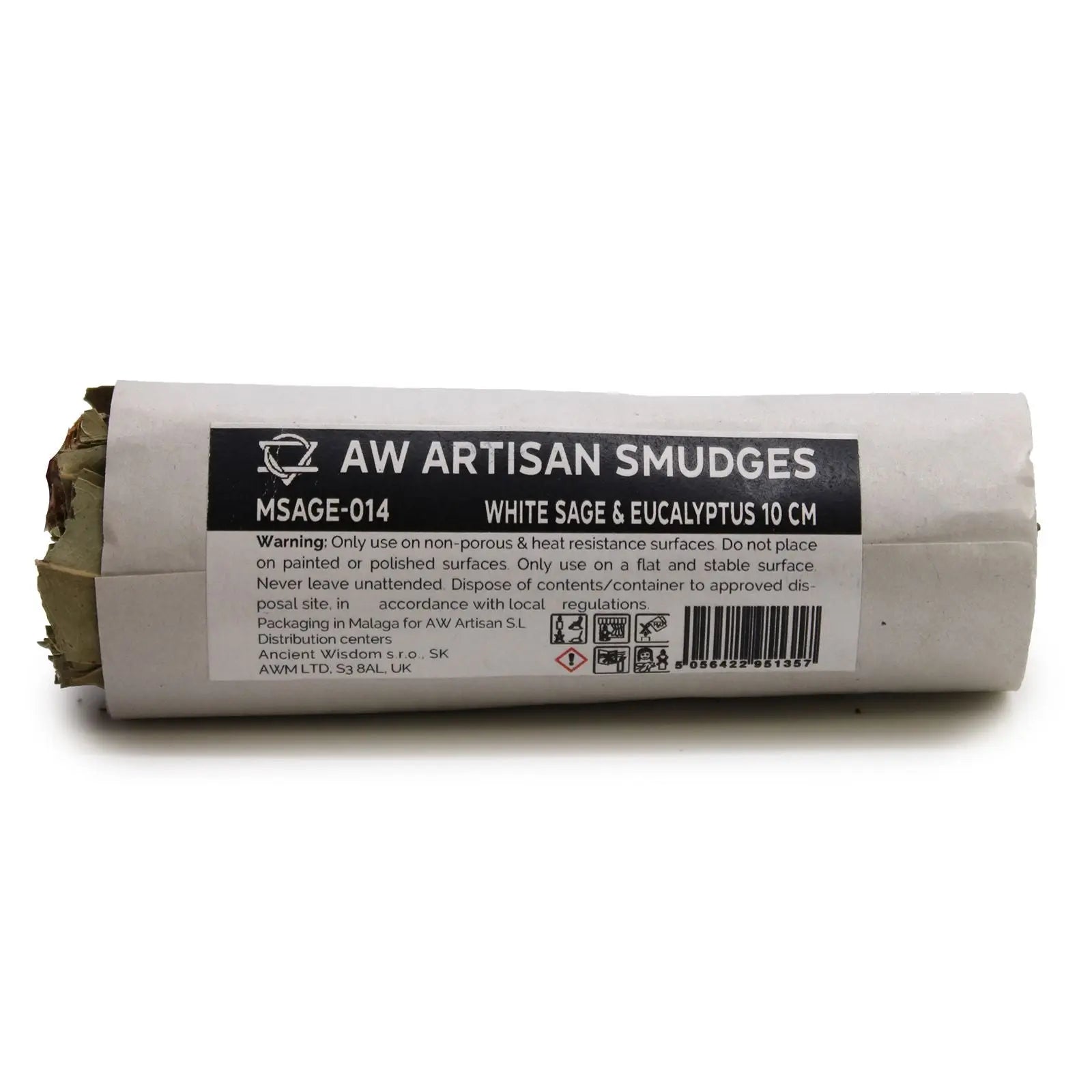 Smudge Stcik - White Sage & Eucalyptus 10 cm - Ninja Aromatherapy