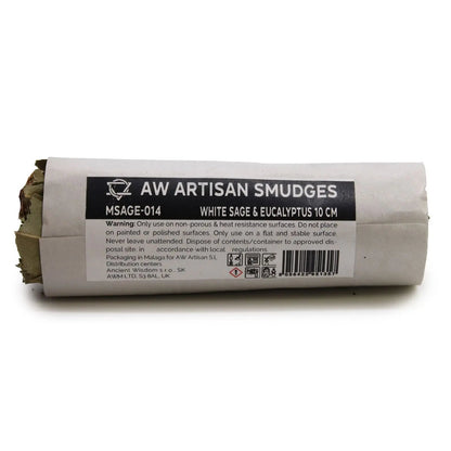 Smudge Stcik - White Sage & Eucalyptus 10 cm - Ninja Aromatherapy