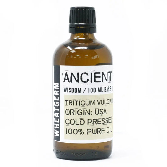 Wheatgerm Oil carrier oil 100ml - pure natural base oil for aromatherapy, massage and skincare