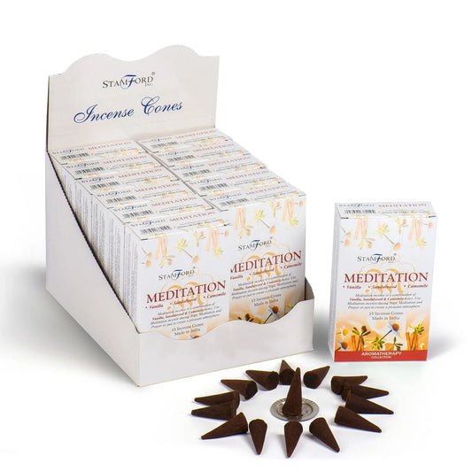 Meditation cones by Ninja Aromatherapy incense cones for aromatherapy.