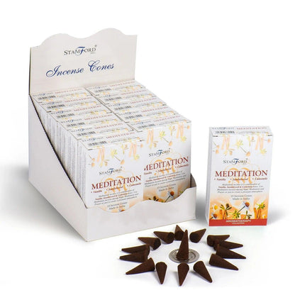 Meditation cones by Ninja Aromatherapy incense cones for aromatherapy.
