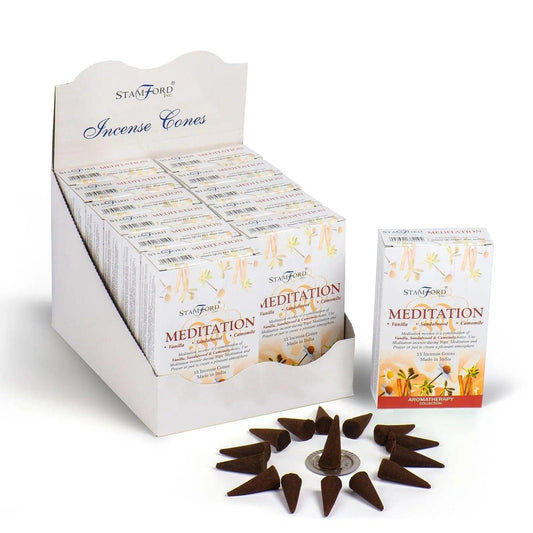 Meditation cones by Ninja Aromatherapy incense cones for aromatherapy.