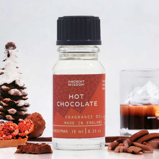 10ml Hot Chocolate Fragrance Oil Bottle – Long Lasting Scent for Candles, Soaps & Diffusers