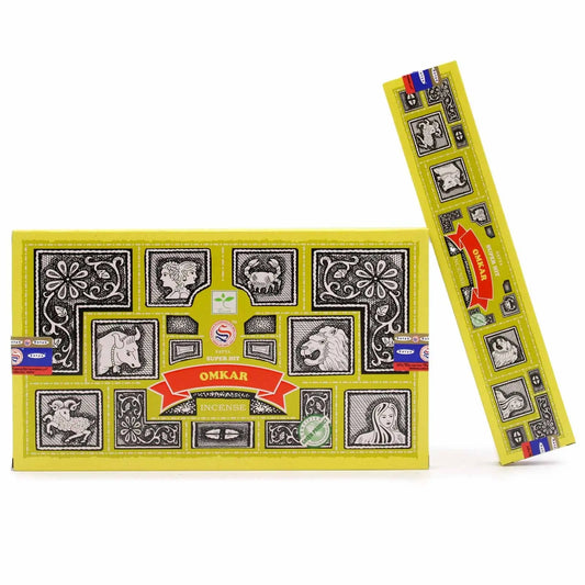 Nag Champa Super Hit Omkar incense sticks for meditation and aromatherapy