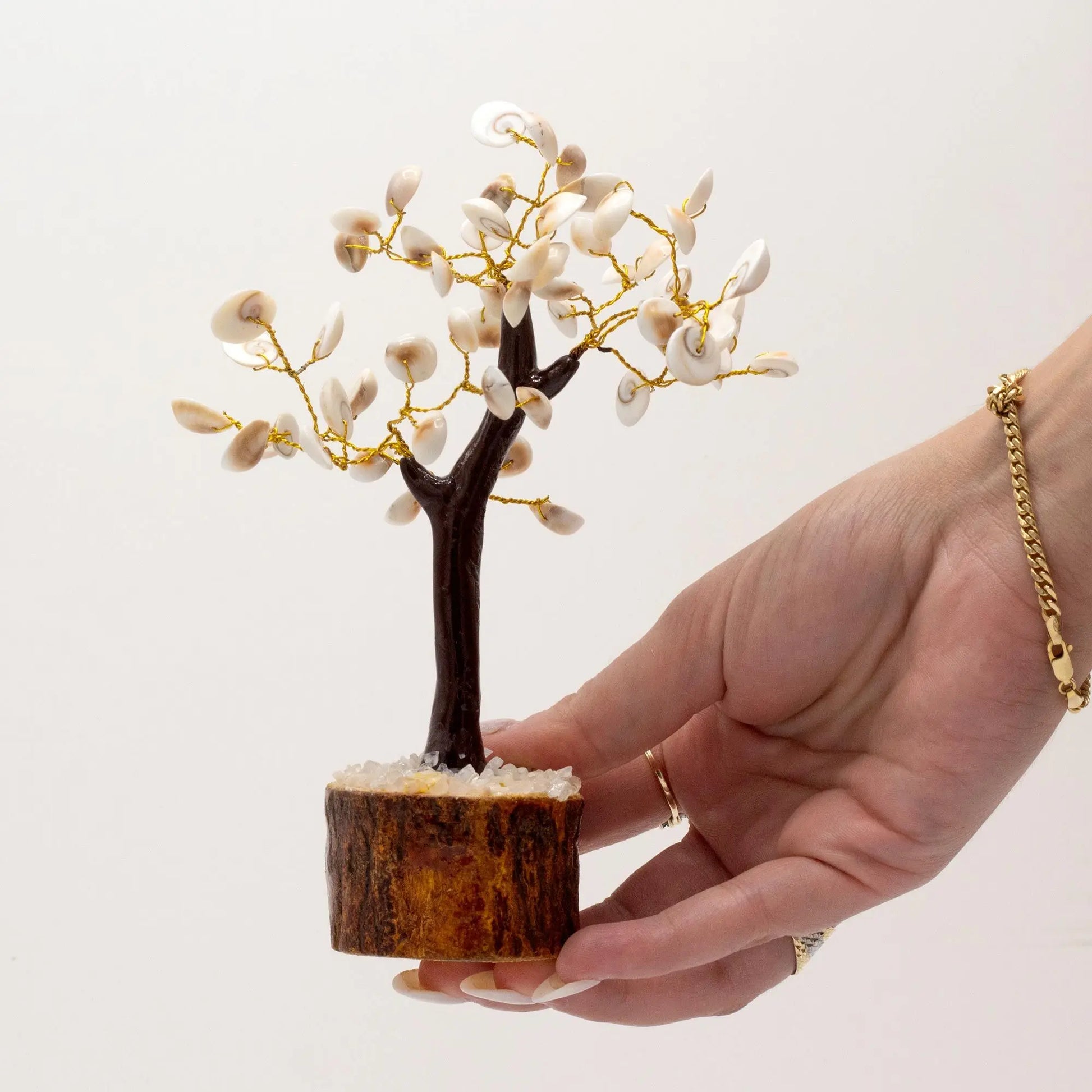Lrg Gomati Chakra Circle Stone Tree - (60 stones) Ninja Aromatherapy