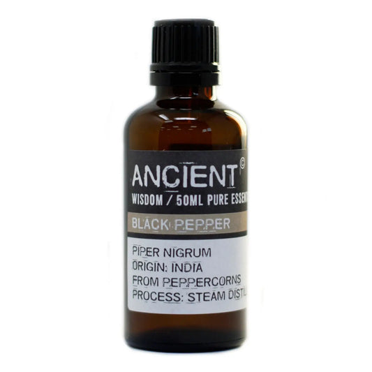 Blackpepper  50ml 50ml Pure Essential Oil for Aromatherapy and Natural Wellness