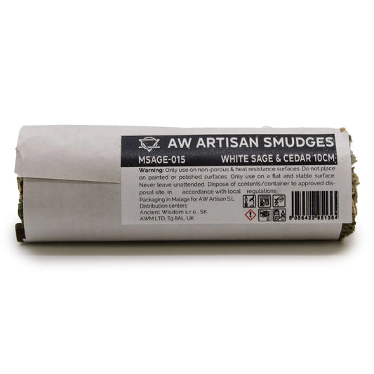 Smudge Stick - White Sage & Cedar 10cm - Ninja Aromatherapy