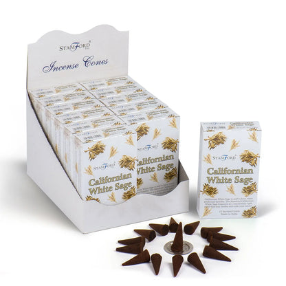 Californian White Sage cones by Ninja Aromatherapy incense cones for aromatherapy.