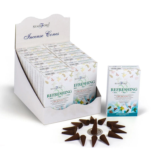 Refreshing cones by Ninja Aromatherapy incense cones for aromatherapy.