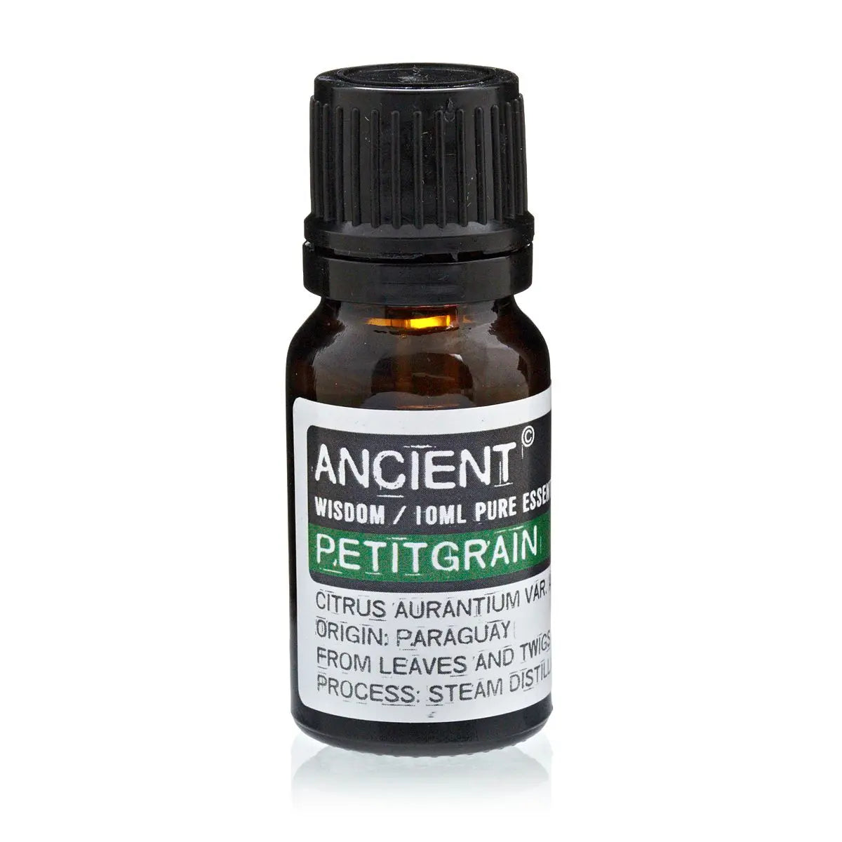 Petitgrain Essential Oil 10ml Amber Glass Bottle with Built-In Drop Reducer – Fresh, Calming and Uplifting