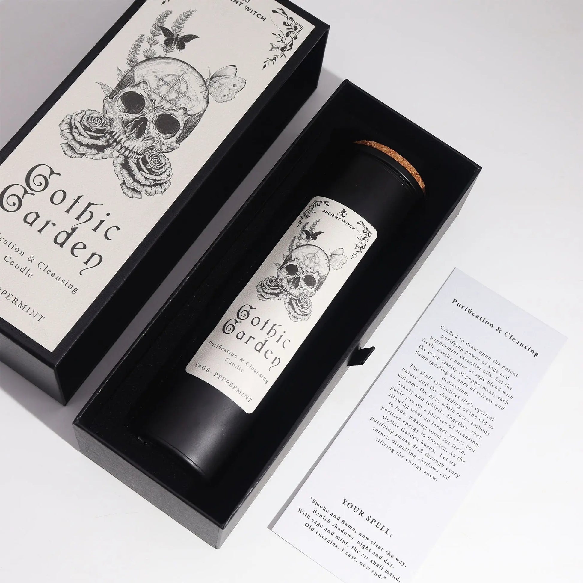 Ancient Witch Ritual Candles - Gothic Garden Ninja Aromatherapy