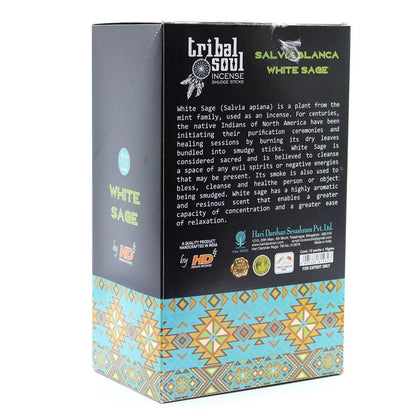 Tribal Soul Incense Sticks - White Sage - Ninja Aromatherapy
