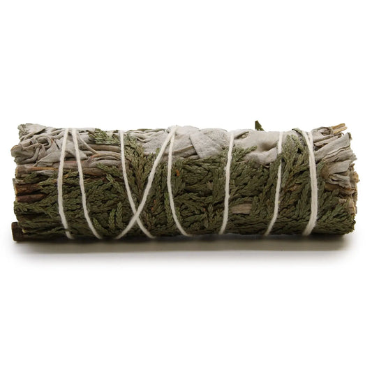 Smudge Stick - White Sage & Cedar 10cm - Smudge Sticks - individually wrapped high quality product