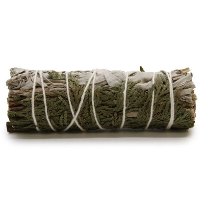 Smudge Stick - White Sage & Cedar 10cm - Smudge Sticks - individually wrapped high quality product