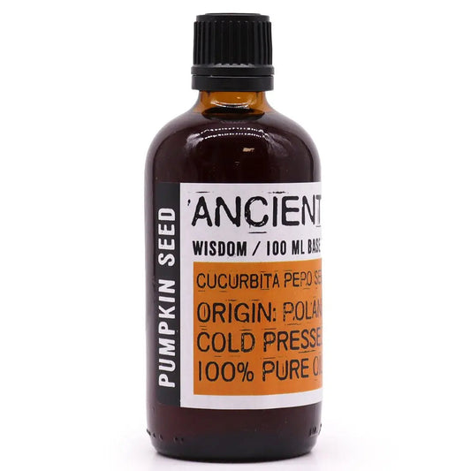 Pumpkin Seed Oil carrier oil 100ml - pure natural base oil for aromatherapy, massage and skincare