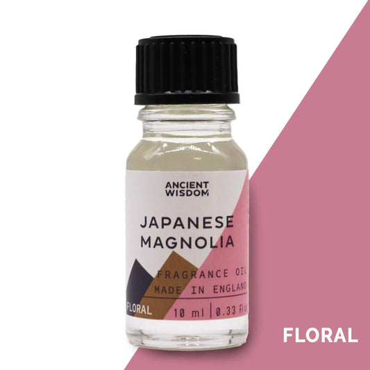10ml Japanese Magnolia Fragrance Oil Bottle – Long Lasting Scent for Candles, Soaps & Diffusers