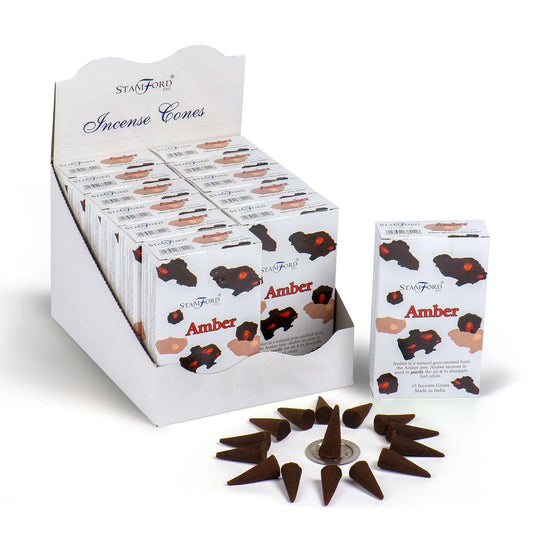 Amber cones by Ninja Aromatherapy incense cones for aromatherapy.