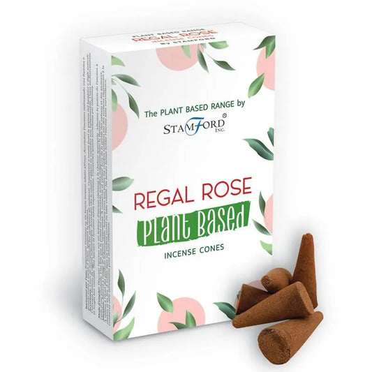 Plant Based Incense Cones - Regal Rose by Ninja Aromatherapy incense cones for aromatherapy.