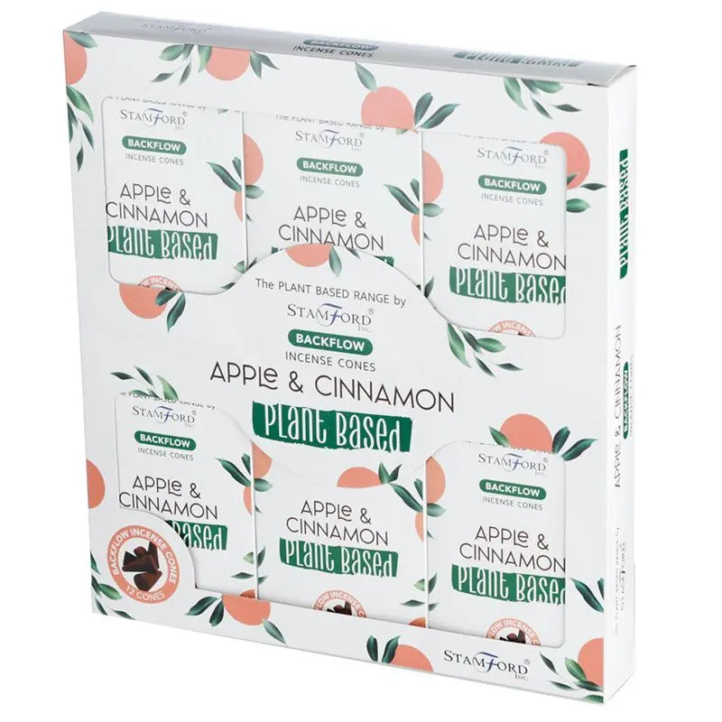 Plant Based Backflow Incense Cones - Apple & Cinnamon Ninja Aromatherapy