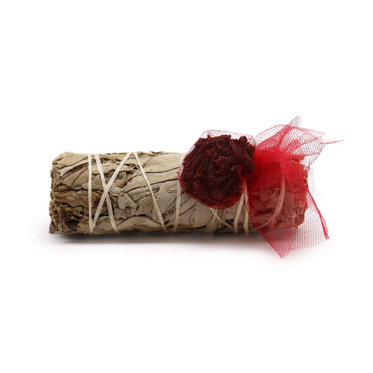 Smudge Stick - White Sage & Clove 10cm - Smudge Sticks - individually wrapped high quality product
