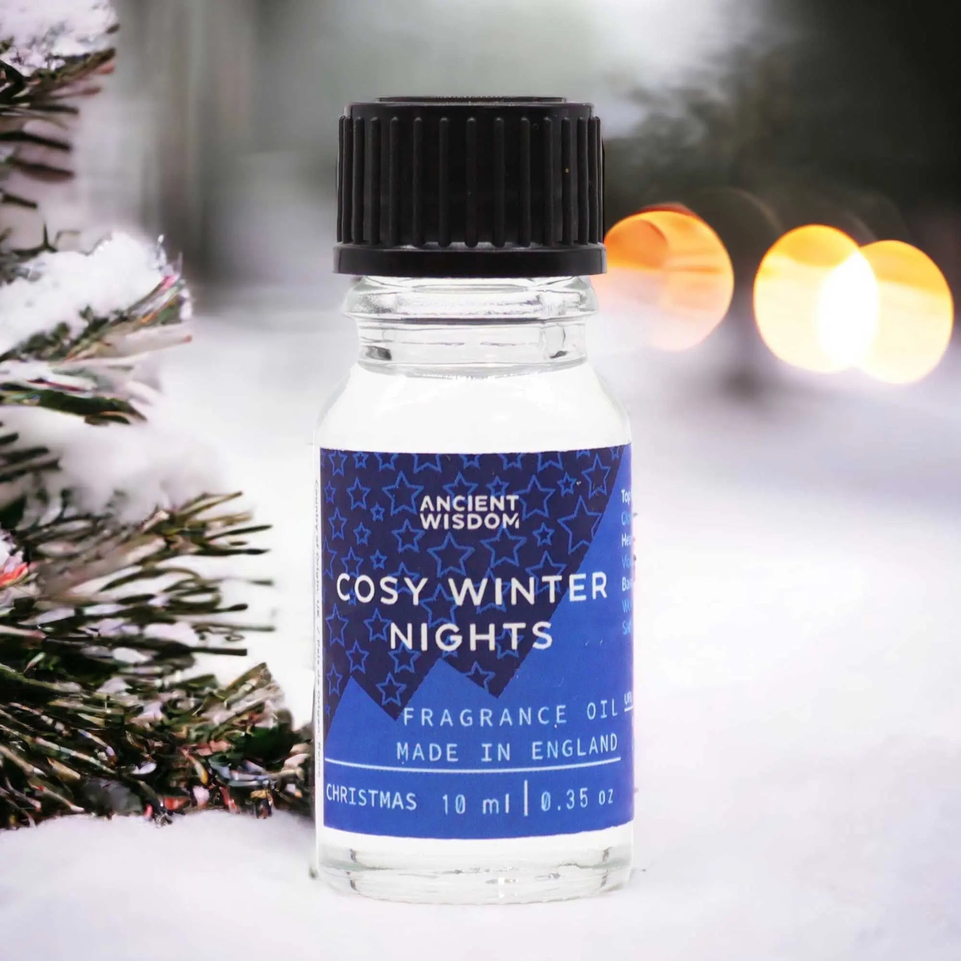 10ml Cosy Winter Nights Fragrance Oil Bottle – Long Lasting Scent for Candles, Soaps & Diffusers
