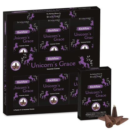 Mythical Backflow Cones - Unicorn Grace by Ninja Aromatherapy incense cones for aromatherapy.
