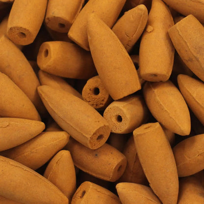 Back Flow Incense Cones - Amber  (approx 225 pcs) 500g by Ninja Aromatherapy incense cones for aromatherapy.