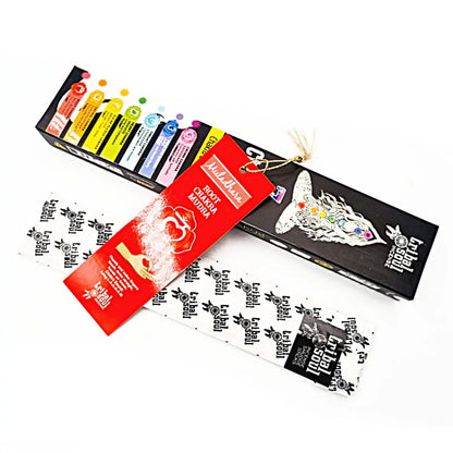 Tribal Soul Incense Sticks - 7 Chakras with Message Card - Ninja Aromatherapy