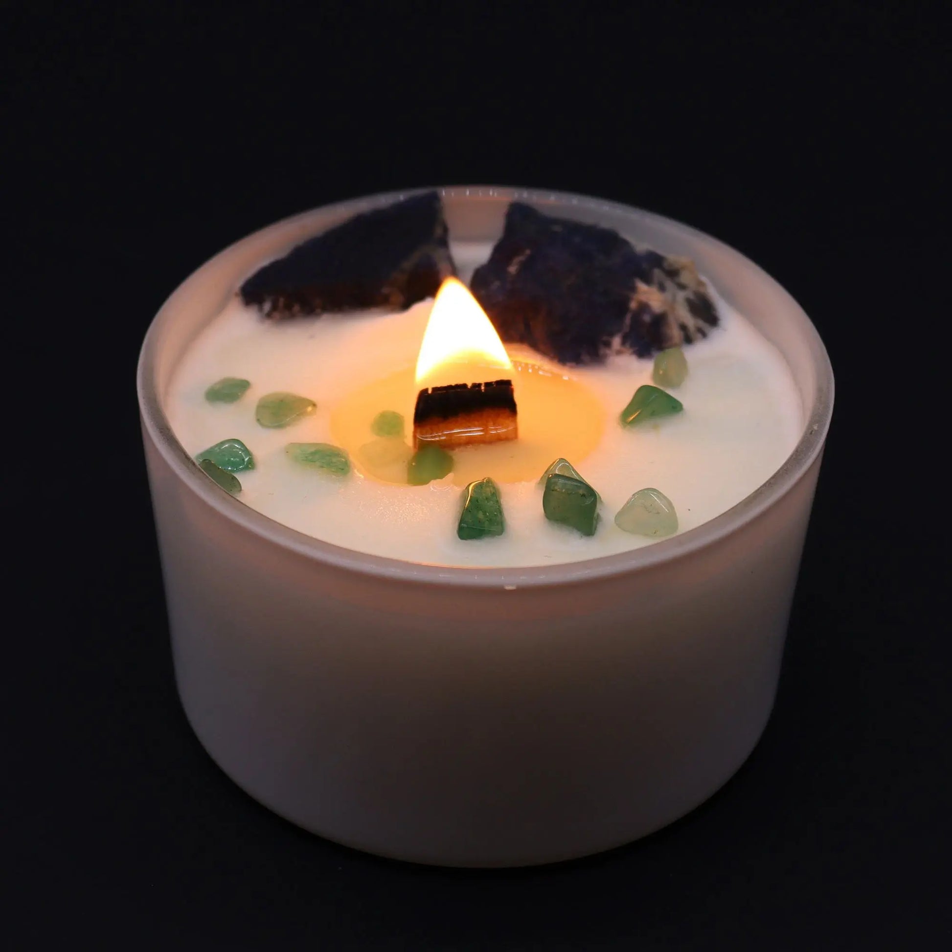 Chakra Crystal Candles - Throat Chakra Ninja Aromatherapy