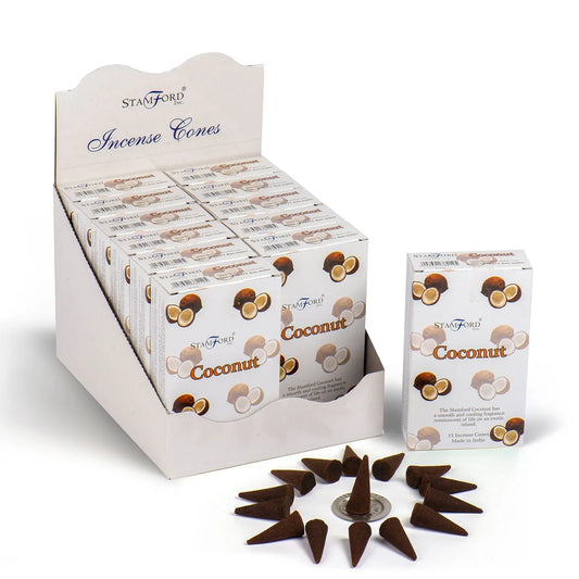 Coconut cones by Ninja Aromatherapy incense cones for aromatherapy.