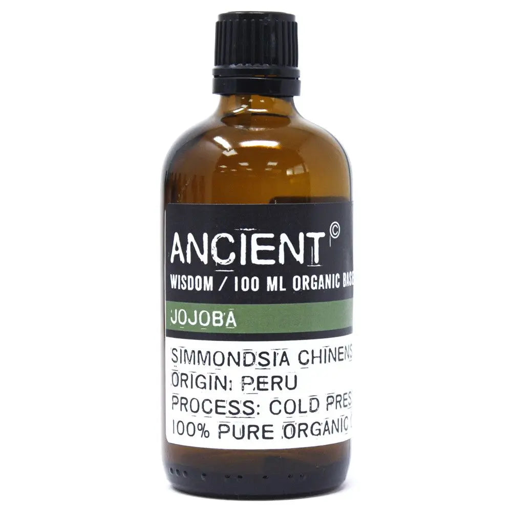 Jojoba carrier oil 100ml - pure natural base oil for aromatherapy, massage and skincare