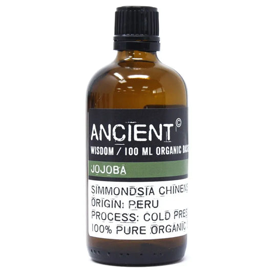 Jojoba carrier oil 100ml - pure natural base oil for aromatherapy, massage and skincare