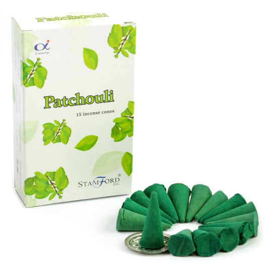 Patchouli Cones by Ninja Aromatherapy incense cones for aromatherapy.