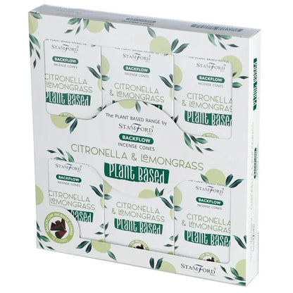 Plant Based Backflow Incense Cones - Citronella & Lemongrass Ninja Aromatherapy