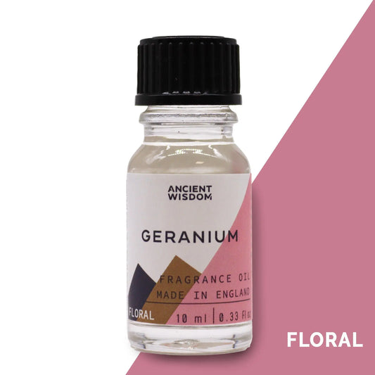 10ml Geranium Fragrance Oil Bottle – Long Lasting Scent for Candles, Soaps & Diffusers