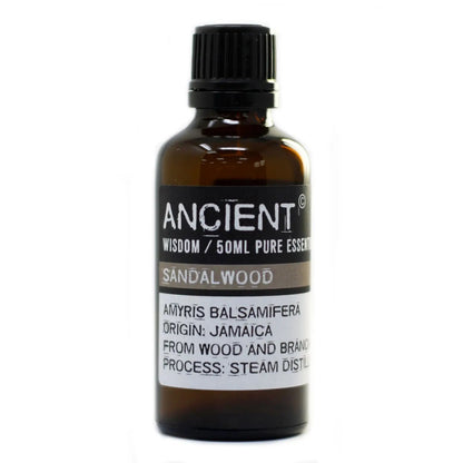 Sandalwood Amayris 50ml 50ml Pure Essential Oil for Aromatherapy and Natural Wellness