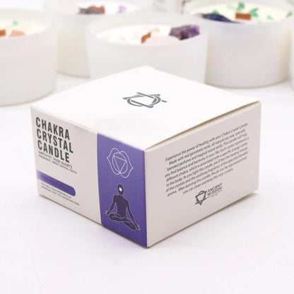 Chakra Crystal Candles - Third Eye Chakra Ninja Aromatherapy