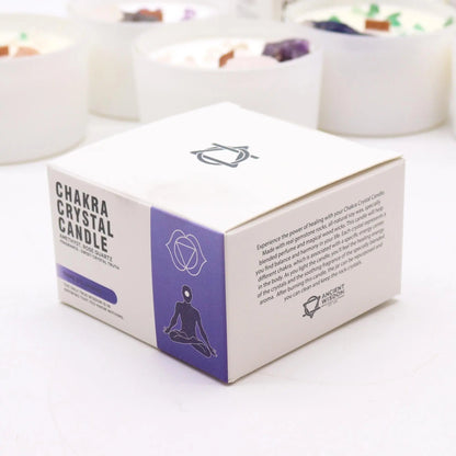 Chakra Crystal Candles - Third Eye Chakra Ninja Aromatherapy