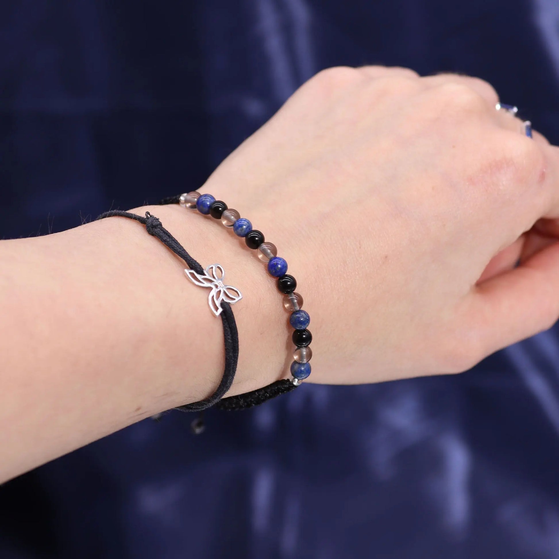 Zodiac Crystal Candle with Gemstone Bracelet - Scorpio Ninja Aromatherapy