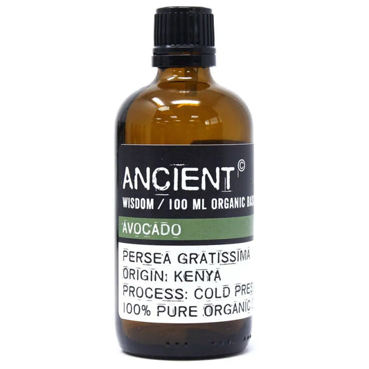 Avocado carrier oil 100ml - pure natural base oil for aromatherapy, massage and skincare