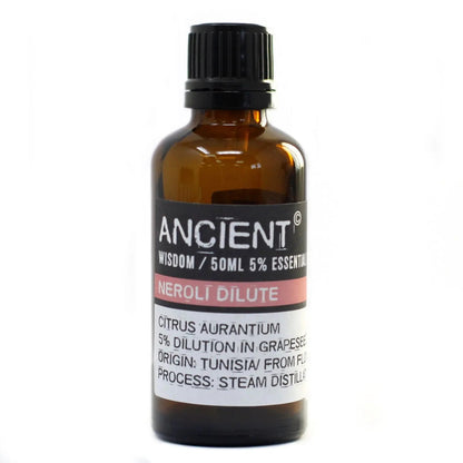 Neroli Dilute  50ml 50ml Pure Essential Oil for Aromatherapy and Natural Wellness