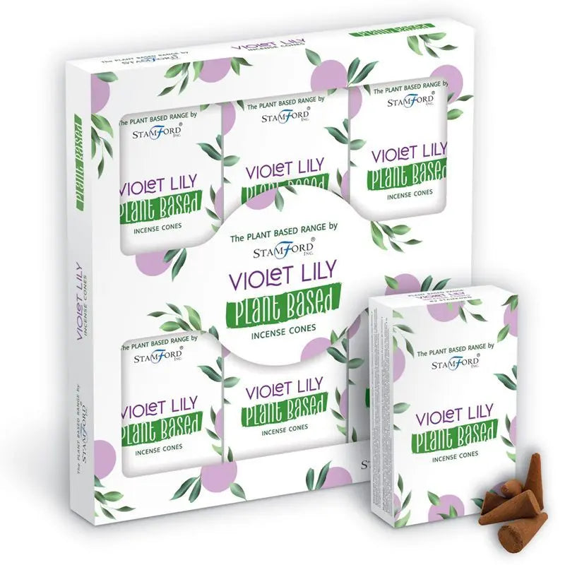 Plant Based Incense Cones - Violet Lilly Ninja Aromatherapy