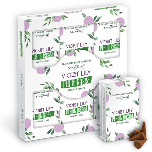 Plant Based Incense Cones - Violet Lilly Ninja Aromatherapy