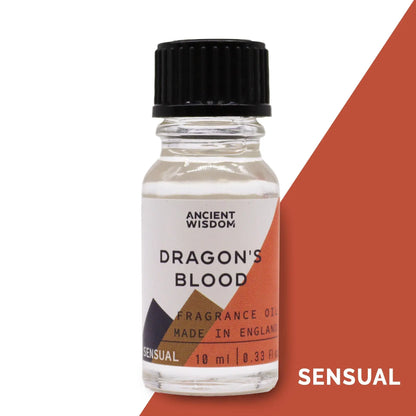 10ml Dragon's Blood Fragrance Oil Bottle – Long Lasting Scent for Candles, Soaps & Diffusers
