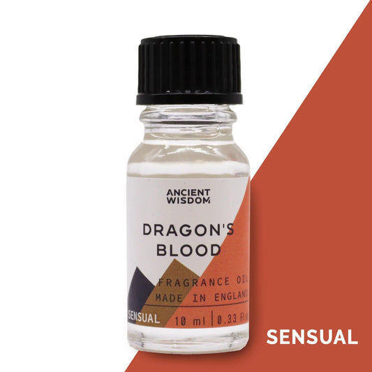 10ml Dragon's Blood Fragrance Oil Bottle – Long Lasting Scent for Candles, Soaps & Diffusers
