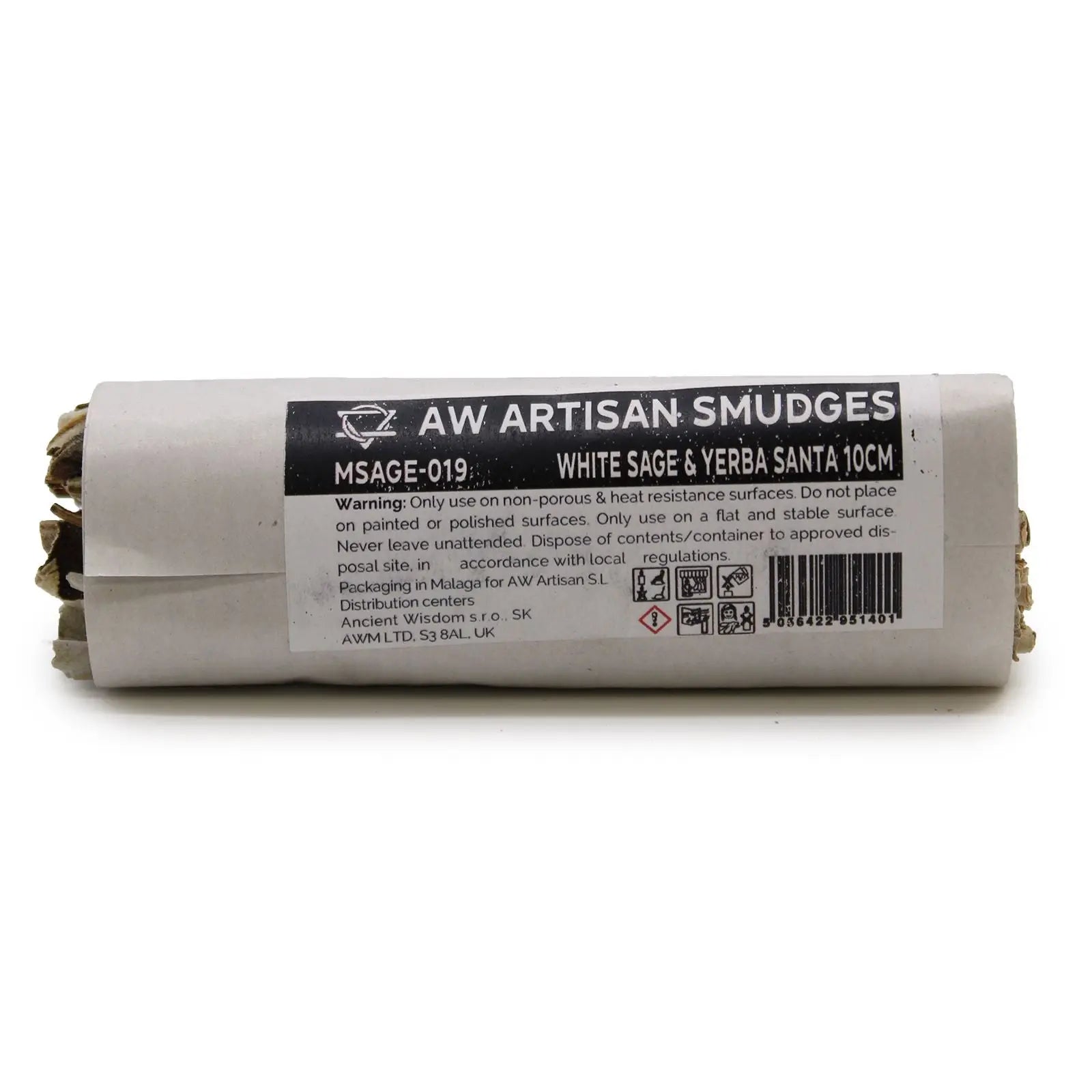 Smudge Stick - White Sage & Yerba Santa 10cm - Ninja Aromatherapy