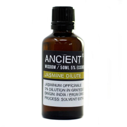Jasmine Dilute 50ml 50ml Pure Essential Oil for Aromatherapy and Natural Wellness
