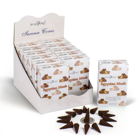 Egyptian Musk cones by Ninja Aromatherapy incense cones for aromatherapy.